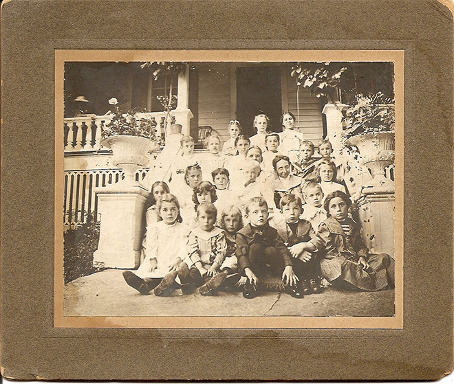 Taken at Hasbrouk House, 1901